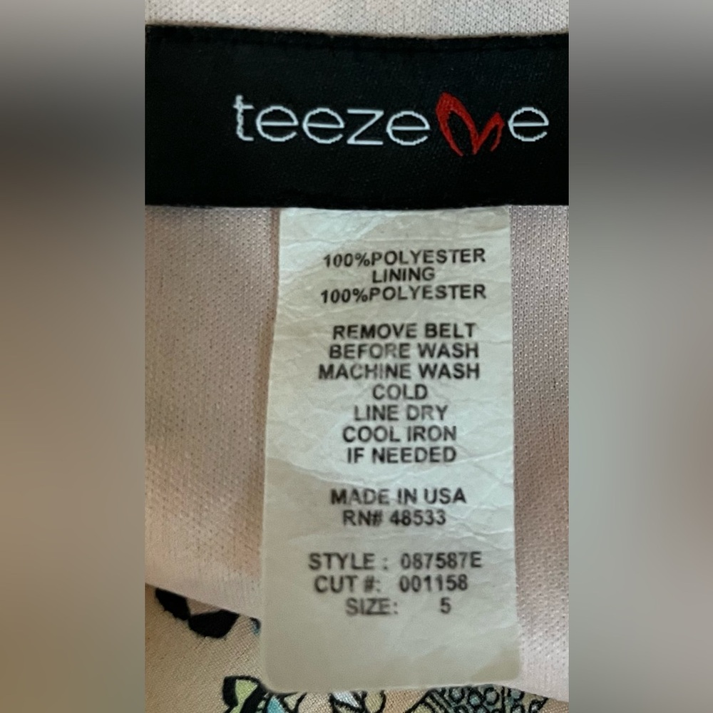Teeze Me Fashionista Ruffle Mini Dress size 5 - Picture 9 of 11